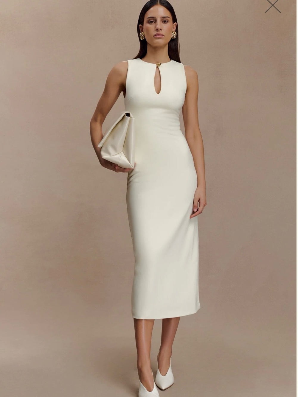 Meshki Nora Sleeveless Crepe Midi Dress